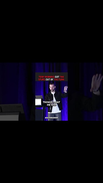 Tony Robbins Got The Spurs Out Of The Funk!