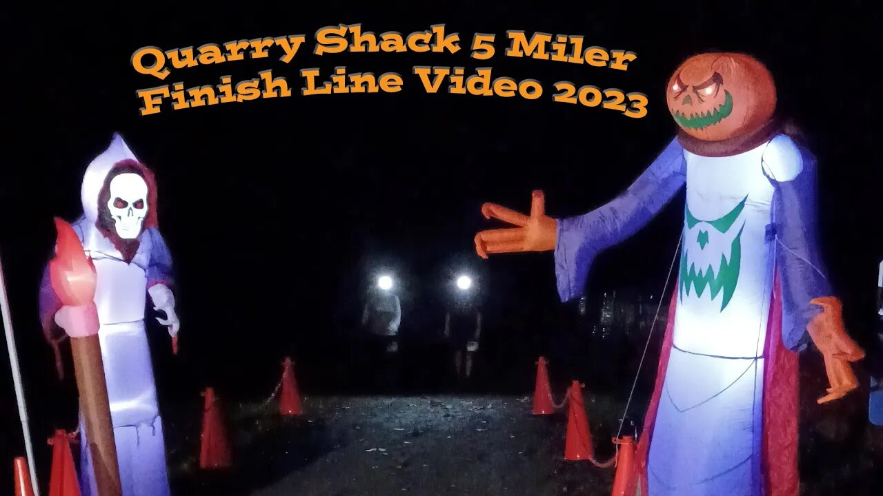 Quarry Shack 5 Miler Finish Line 2023 3rd Annual