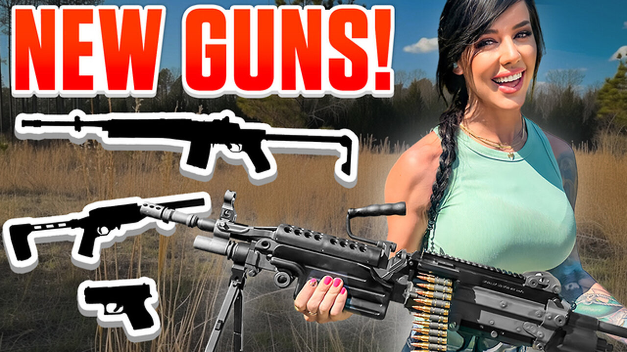 Shooting My New Guns + M249S SAW RAFFLE!