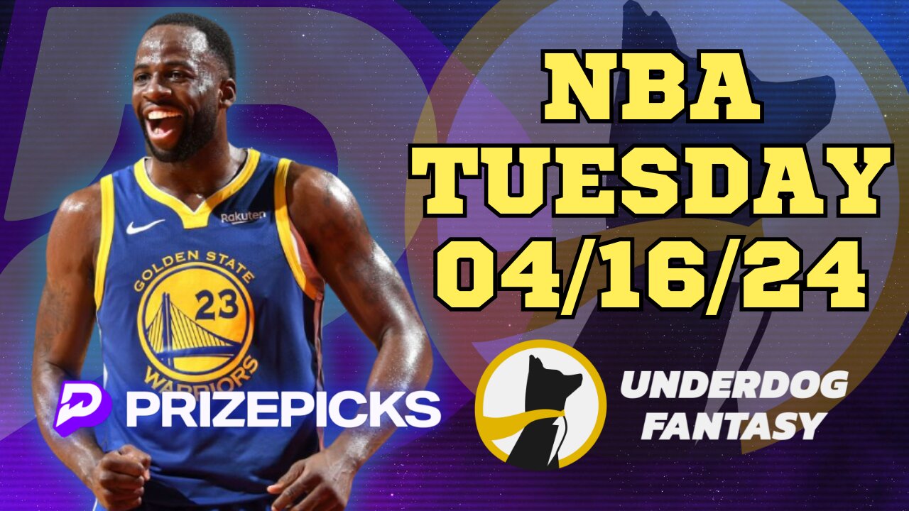 #PRIZEPICKS | #UNDERDOGFANTASY BEST PICKS FOR #NBA TUESDAY | 04/16/24 | #BASKETBALL | TODAY |