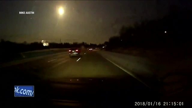 Fireball in the sky seen in Wisconsin