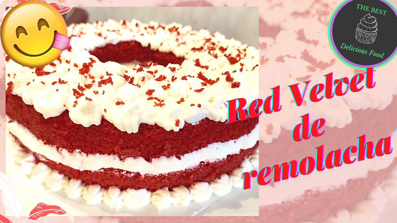 Red Velvet 🍰 Receta || Tarta de Remolacha 😍 [FÁCIL de Preparar] y [DELICIOSO] 😋