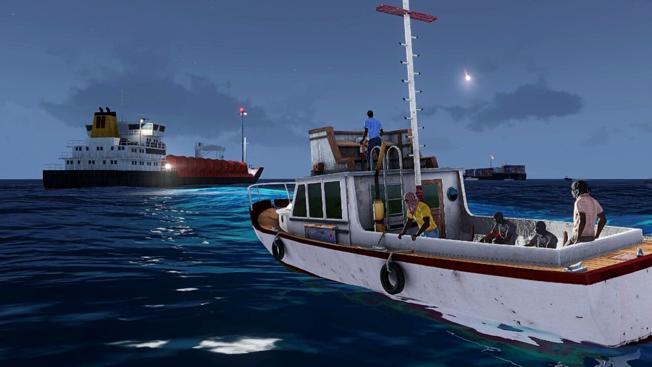 UN Peacekeepers on Ship Attacked by Somali Pirates - Arma 3 Gameplay