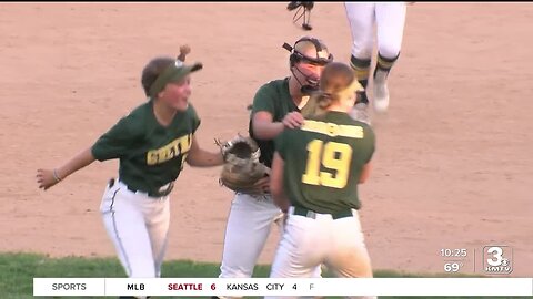 #1 Gretna softball gets revenge against #3 Omaha Marian