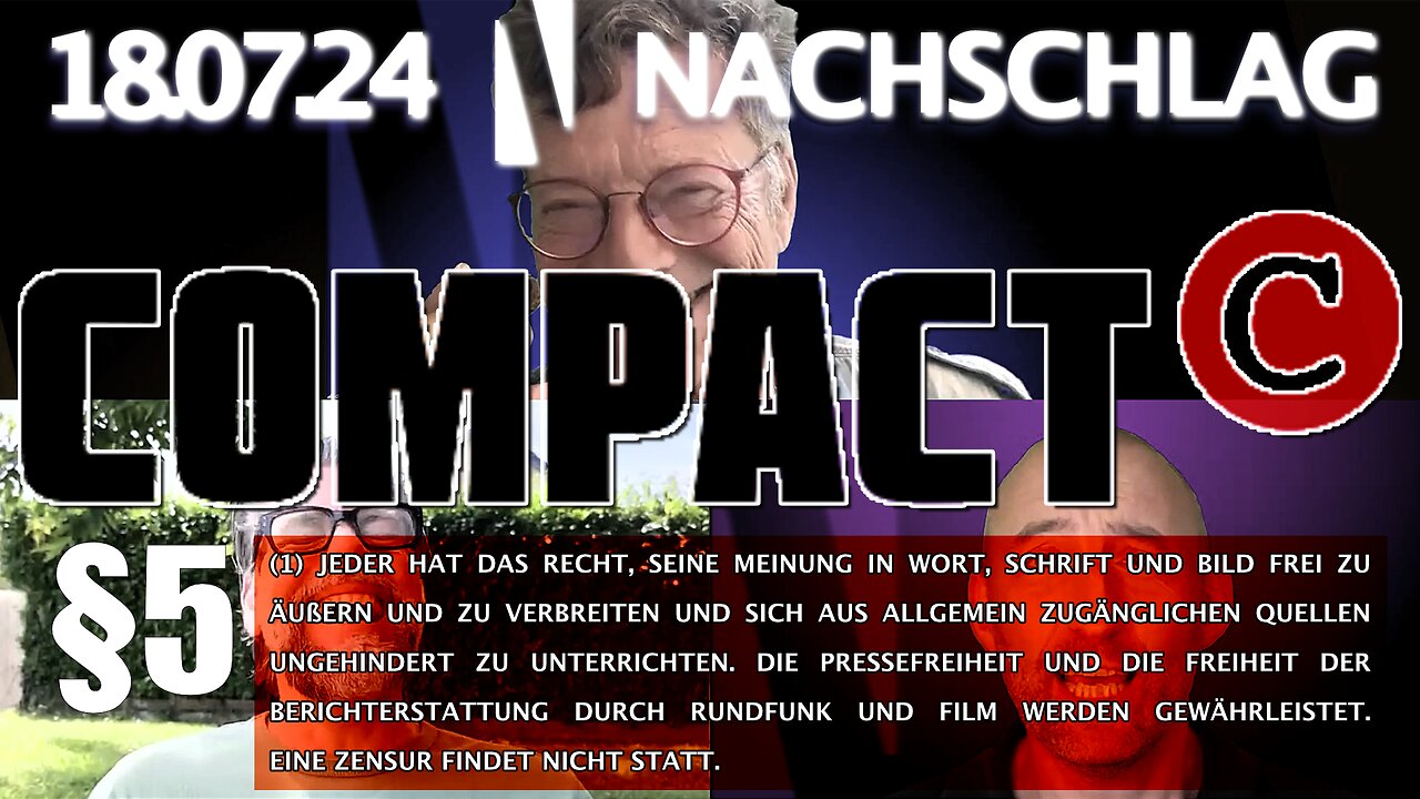 Nachschlag (41): Compact / Faschismus / Trump-Attentat