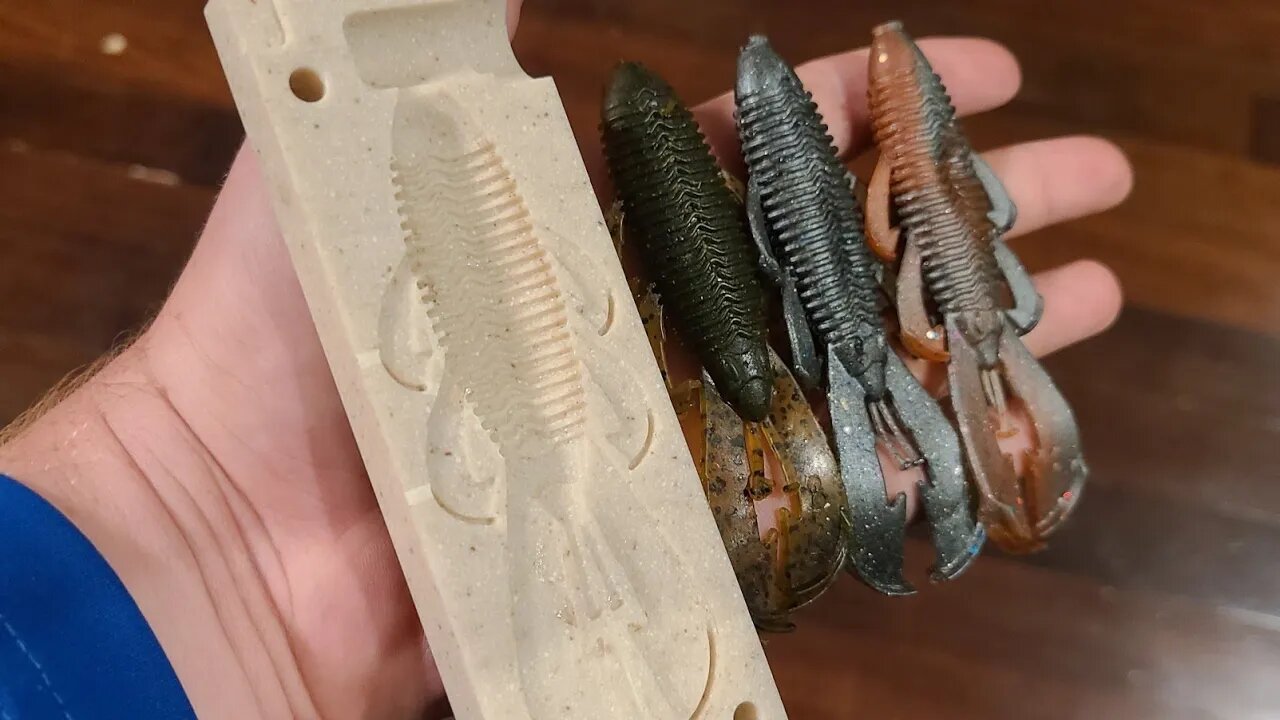 Testing a new budget fishing lure mold (Making Googan Baits)