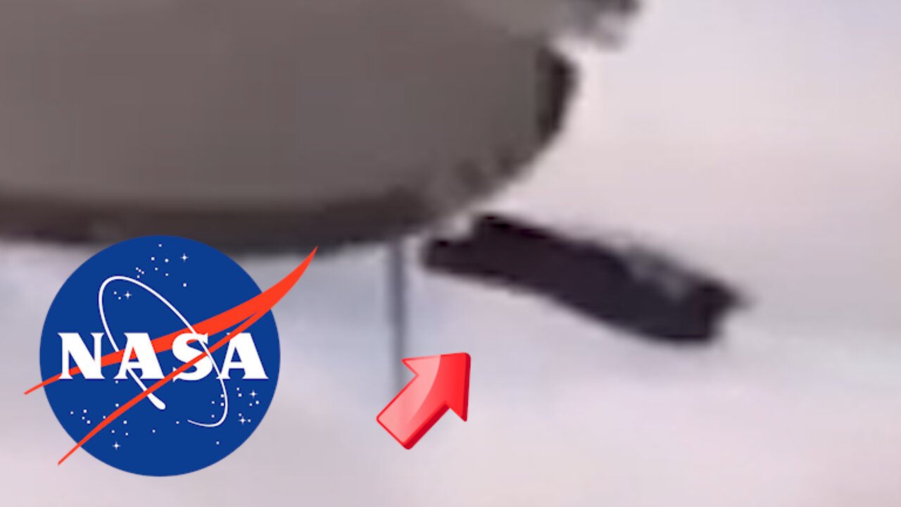 Black Knight passing near the ISS! floating around the earth [space]