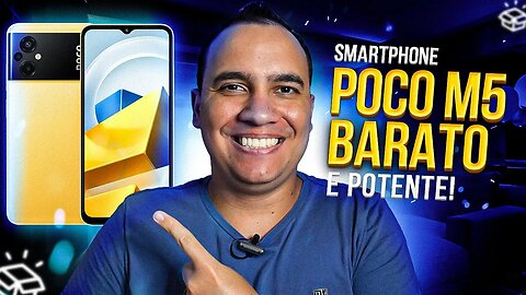 POCO M5, BARATO e POTENTE por MENOS DE R$900! Unboxing e Impressões