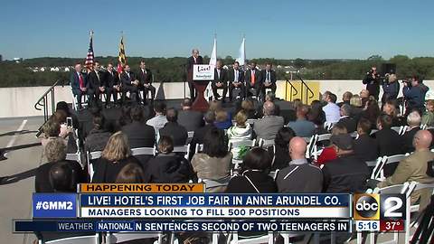 Live! Hotel hosts first job fair Friday