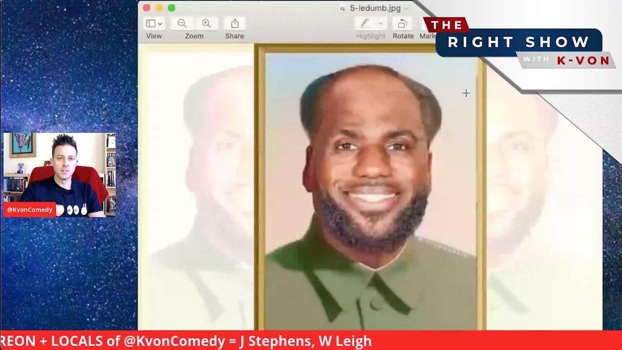 14: "The Right Show" Podcast - LeDumbo James (w/ Comedian K-von)