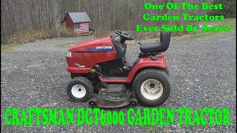 One Of Craftsman's Best. The DGT6000 Garden Tractor. A Great Old School GT from The early 2000's.