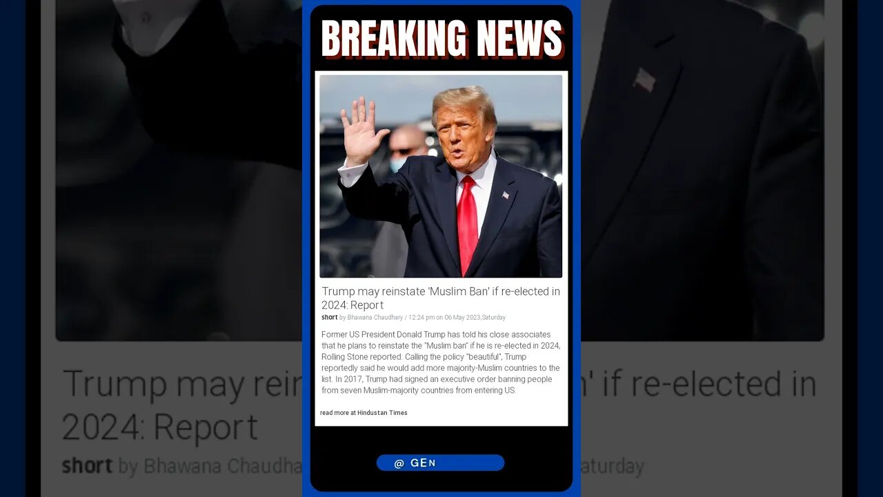 Donald Trump's "Beautiful" Muslim Ban: What It Could Mean for America | #shorts #news