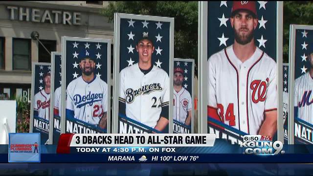 Three Diamondbacks head to All-Star Game