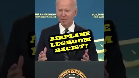 Joe Biden Says Legroom On Airplanes Is Racist!