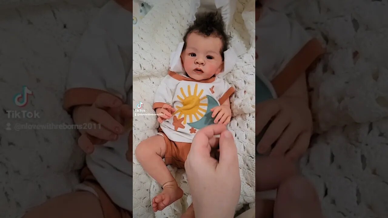 POV of getting a Reborn baby in the mail #shorts