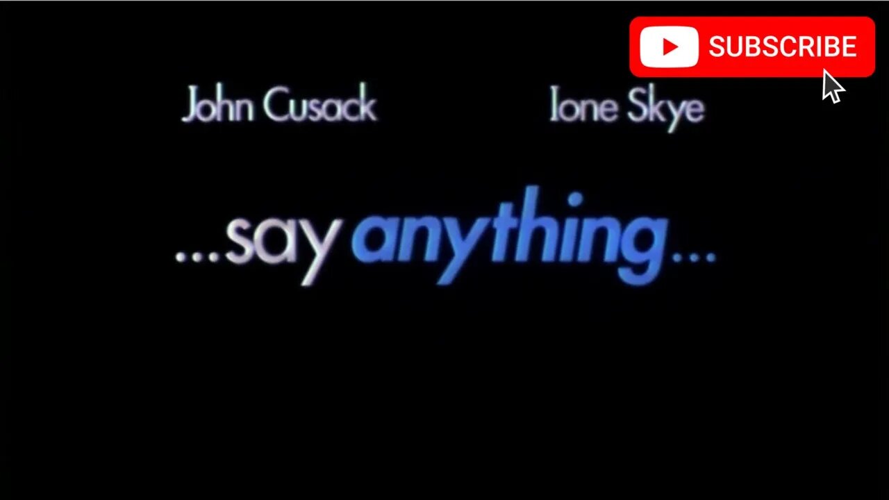 SAY ANYTHING (1989) Trailer [#sayanything #sayanythingtrailer]