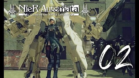 The Resistance Camp | Nier: Automata | Blind PS4 Gameplay 02 | SpliffyTV