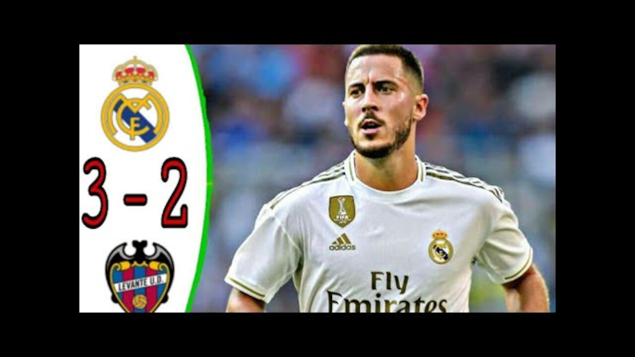 ملخص مباراة ريال مدريد وليفانتي (3-2) الدوري الاسباني
