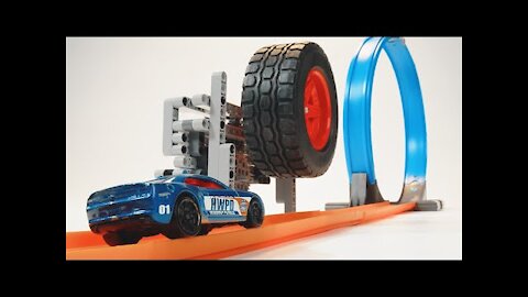 Making HiSpeed Booster for Hot Wheels Lego Technic
