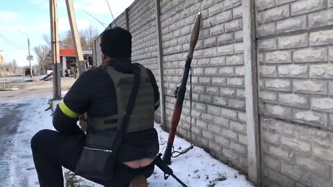 Ukraine Soldiers after ambushing Russian patrol