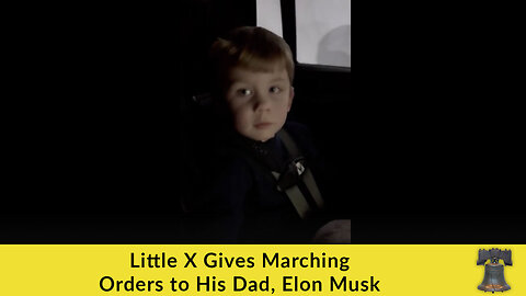 Little X Gives Marching Orders to His Dad, Elon Musk