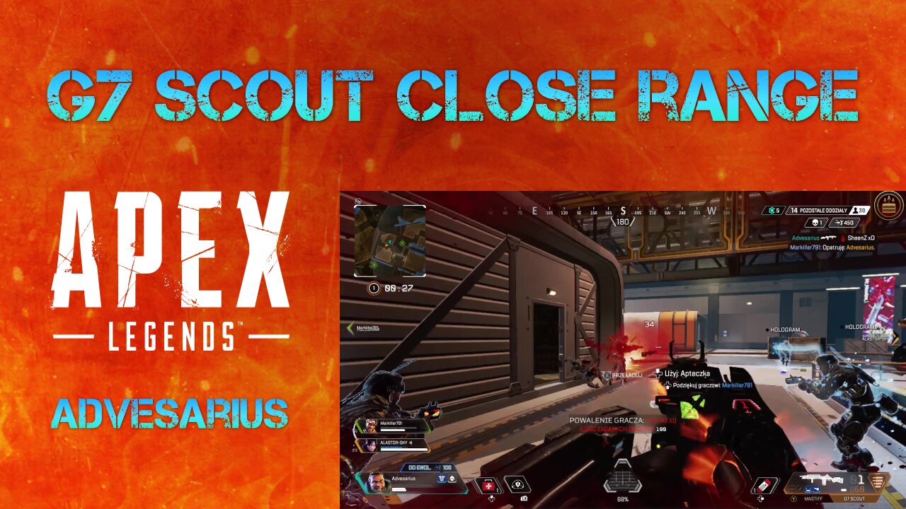 Apex Legends - G7 SCOUT close range, Gibraltar Season 8 Gameplay