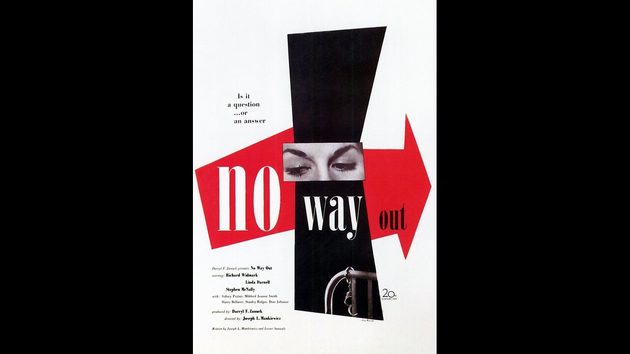 No Way Out (1950) | Directed by Joseph L. Mankiewicz