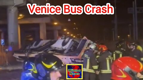 Venice bus plunges off bridge