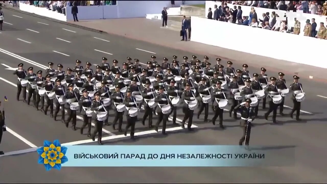 Ukraine military parade but I added Bee Gees