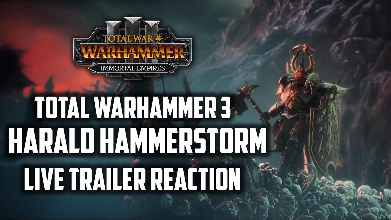 HARRY the HAMMER | FLC Legendary Hero HARALD HAMMERSTORM | Total War Warhammer 3 | Reaction