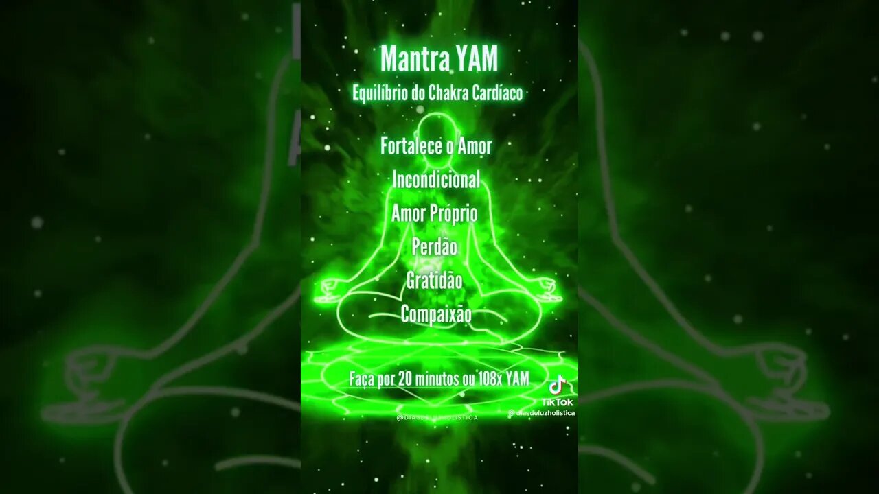 Mantra YAM Equilíbrio do Chakra Cardíaco #shorts