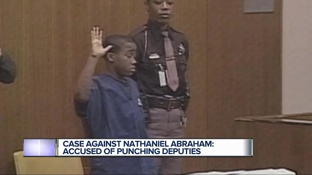 More charges expected after Nathaniel Abraham allegedly punched 3 deputies during arrest