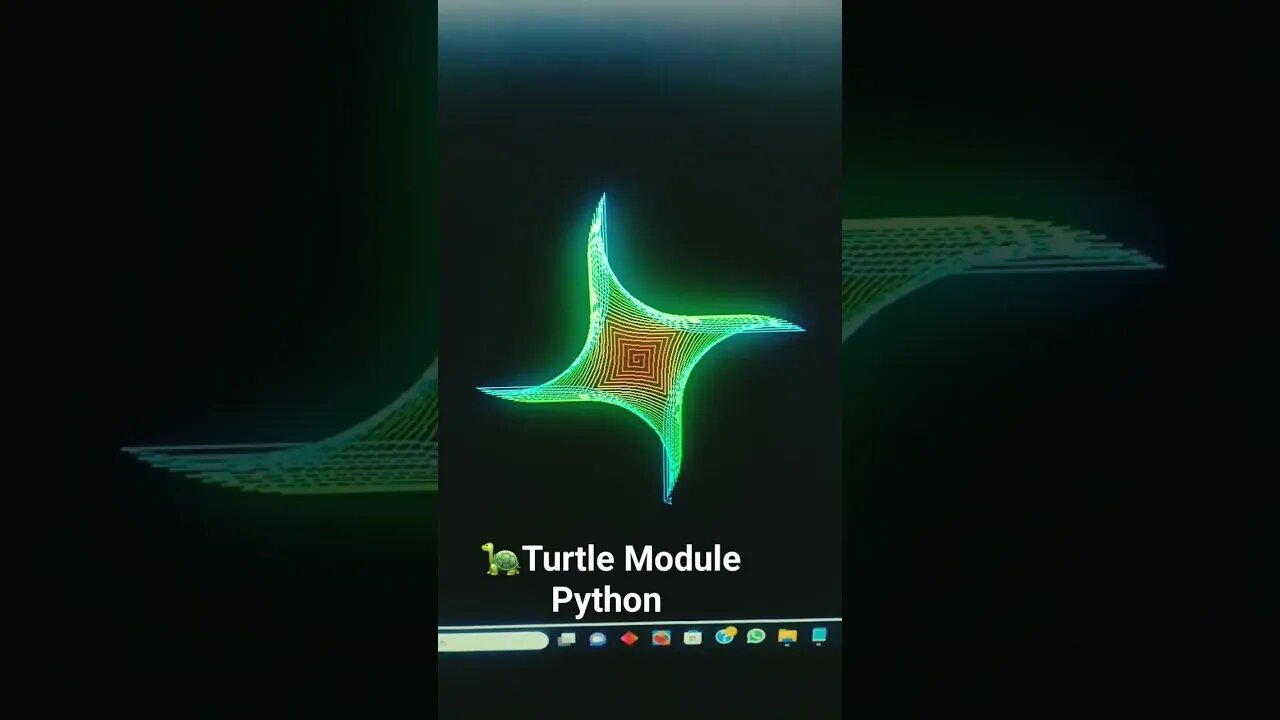 Designing with turtle module python #turtle #codewithme #codeandteawithsami #design