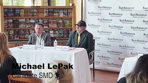 San Angelo City Council SMD 3 Candidate Michael LePak