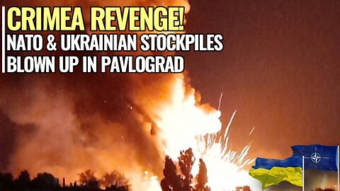 Crimea Revenge, Russian missiles hit weapons supplies for Ukrainian troops in Pavlograd