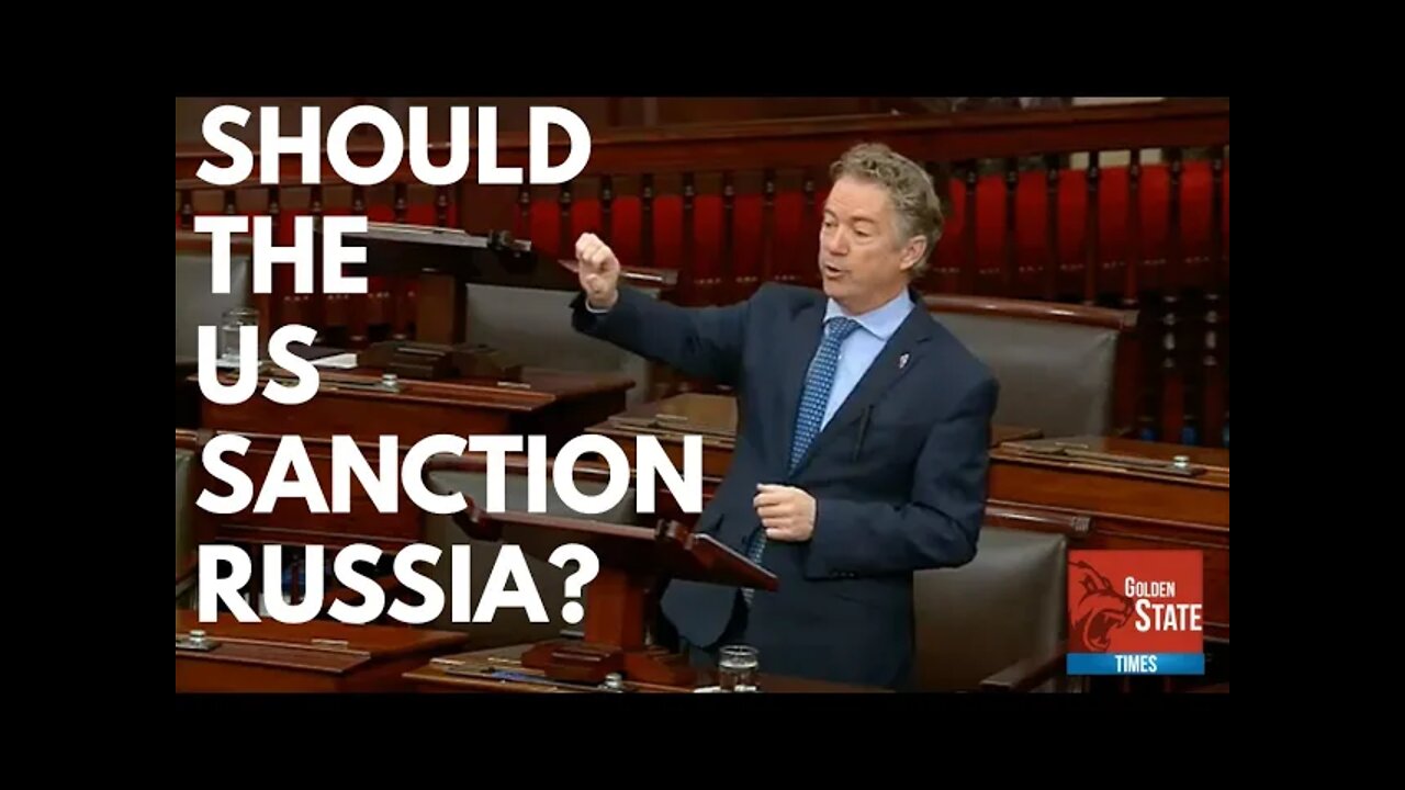 Rand Paul's RANTS Against Sanctions on Russia and Nord Stream 2 Introduced by Ted Cruz!