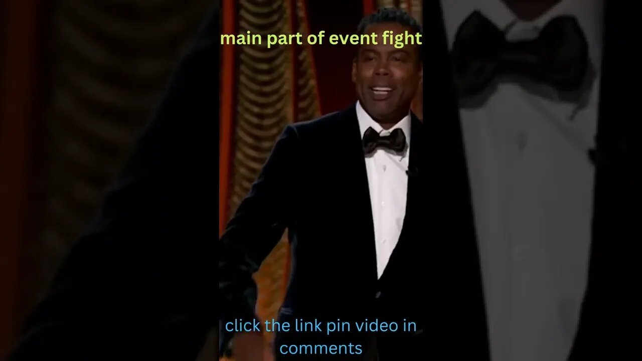 main part of event fight between will smith and chris at the oscars
