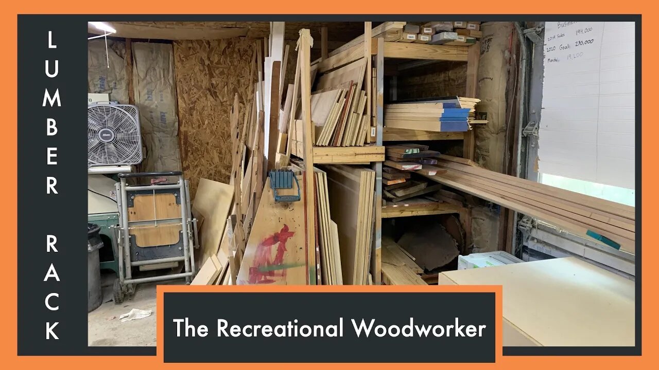 My Lumber Rack Tour - The Recreational Woodworker