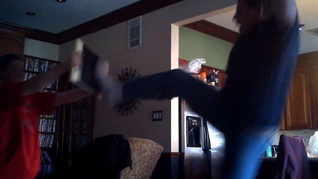 Dad's Epic Karate Fail