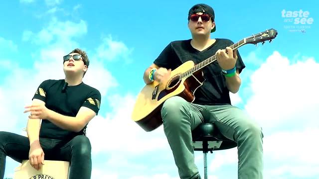 The Ries Brothers play the WPTV Helipad