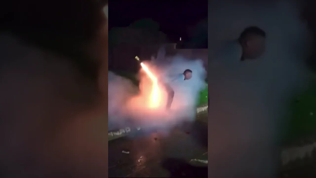 These tricks always end well 😂#crazyvideo #shorts #firework #ouch