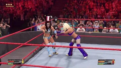 WWE 2K22: Amber Sparks Vs. Thunder Rosa (Legend Difficulty)