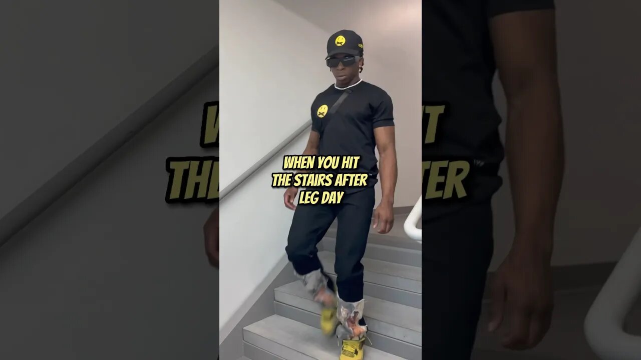 When You Hit The Stairs After Leg Day #fitnessshorts #gymlife #motivation #bodybuilding #legday