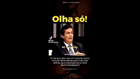 Flávio Dino sugerindo mudanças na urna eletrônica