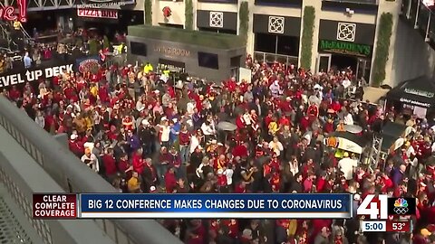 Big 12 Conference makes changes due to coronavirus