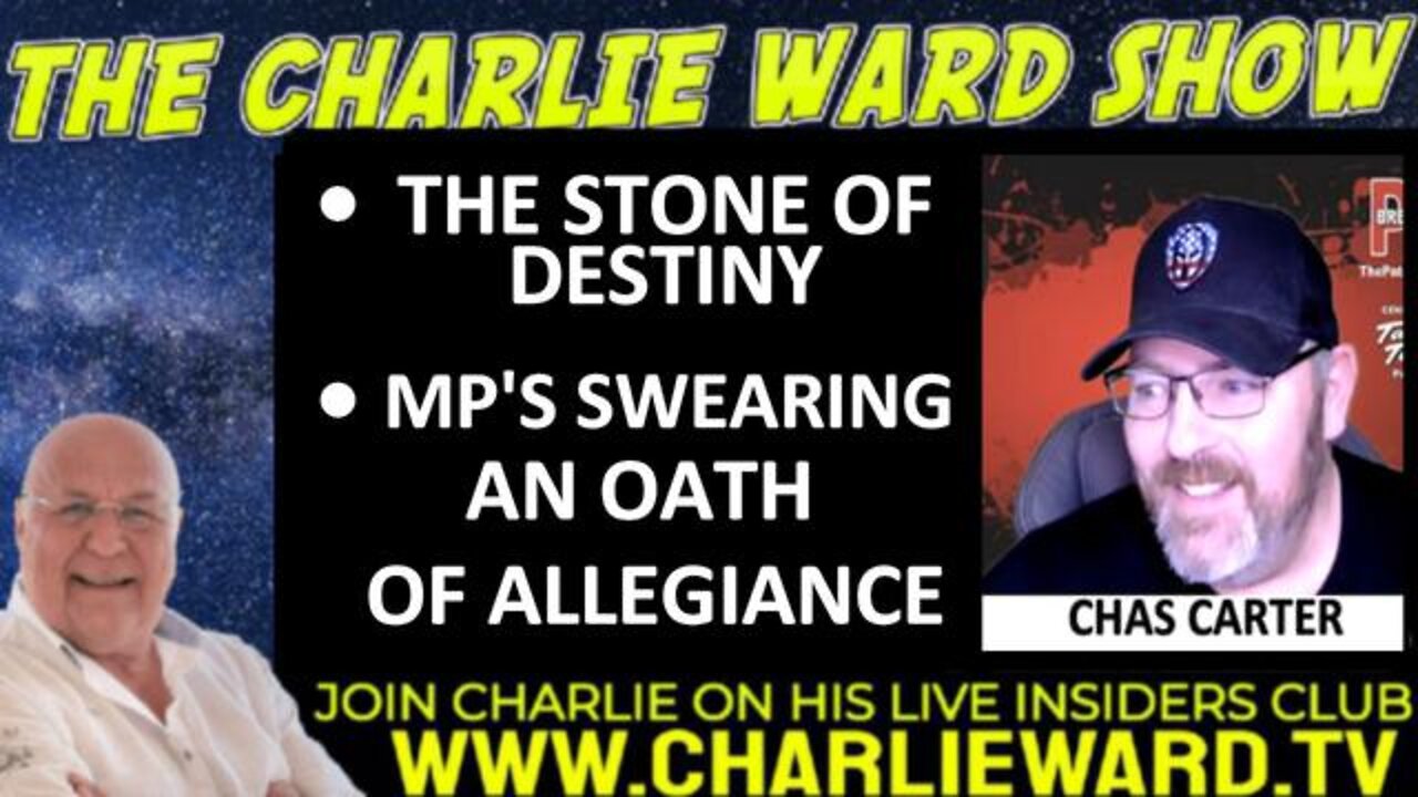 THE STONE OF DESTINY, MP'S SWEARING AN OATH OF ALLEGIANCE WITH CHAS CARTER AND CHARLIE WARD