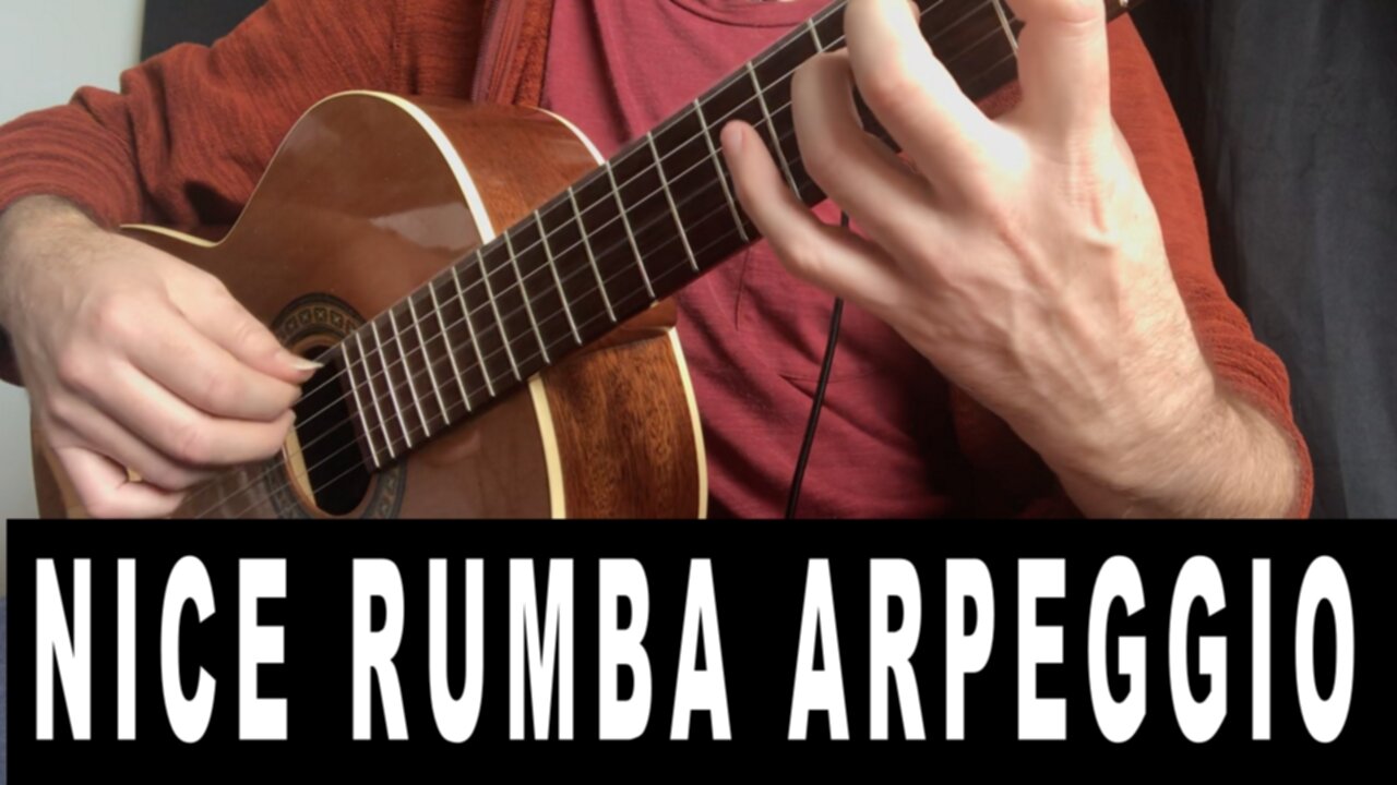 Rumba Arpeggio, guitar lesson