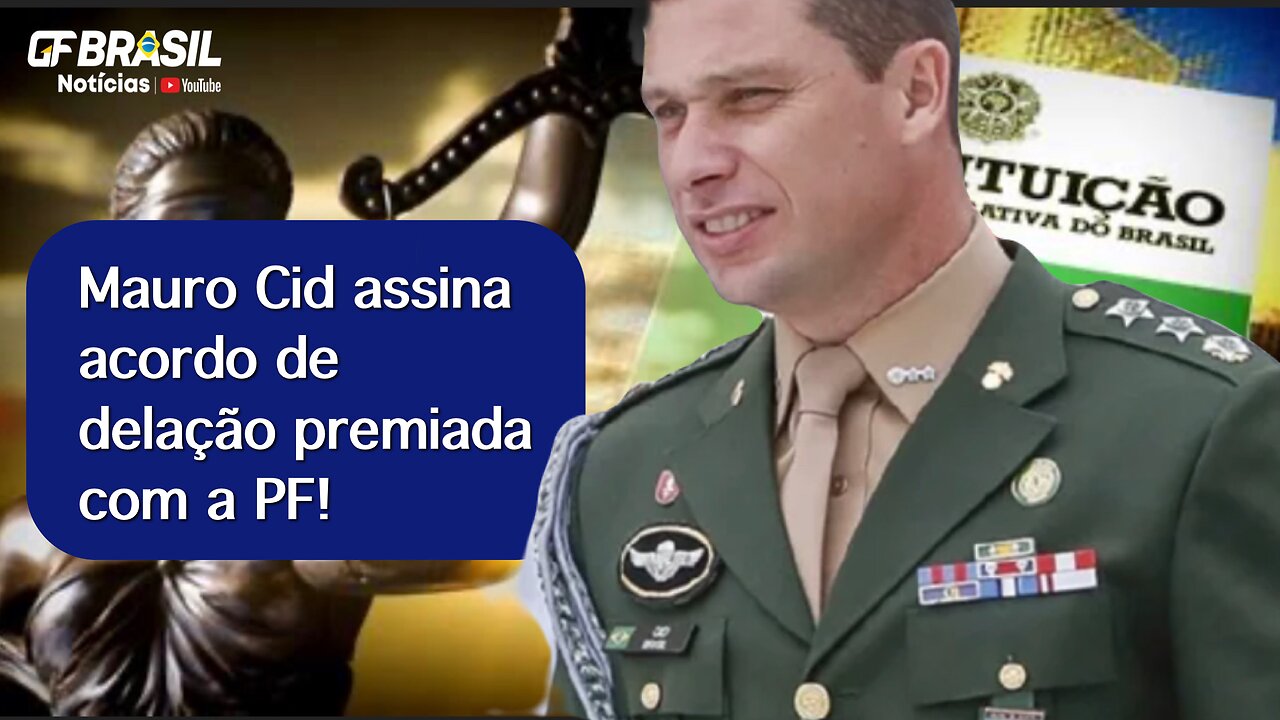 Mauro Cid assina acordo de delação premiada com a PF!