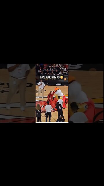 CONOR MCGREGOR INJURES MASCOT!! #jesseonfire #shorts #short