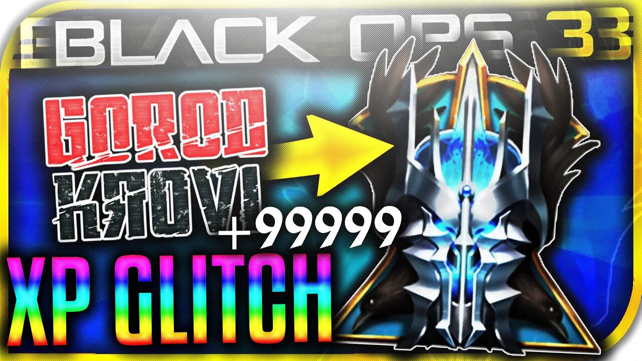 GOROD KROVI UNLIMITED XP GLITCH! INSTA RANK UP GLITCH IN BLACK OPS 3 ZOMBIES! GOROD KROVI XP GLITCH!